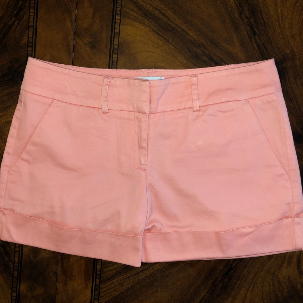 NY&C Company Sateen Cuffed Shorts - Pink